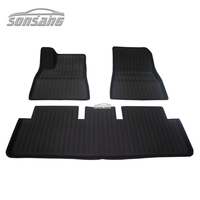 Tapis de sol de voiture SONSANG Injection TPE pour tapis de voiture tesla modèle 3 highland 2024