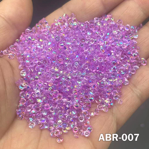 Cuentas acrílicas de diamantes de imitación de 3 mm AB de colores, a granel, transparentes, efecto aurora, para manualidades con resina, vasos, decoración de <span class=keywords><strong>uñas</strong></span> y bricolaje. - Product Image 6