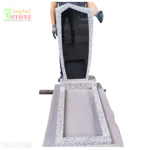 Современный традиционный дизайн черный гранитный надгробный памятник надгробный камень и памятники по заводской цене - Product Image 1