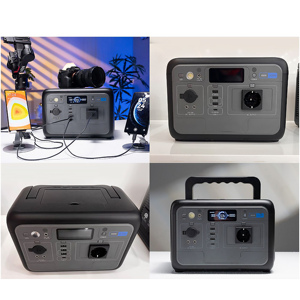 Centrale Électrique Portable 512Wh Prête à l'Emploi pour Entrepôt, Générateur Solaire à Onde Sinusoïdale Pure, LiFePO4, pour Voiture, Maison, UPS, MPPT, Lampe Torche, Camping-car - Product Image 5