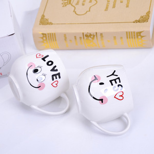 Tazza di ceramica di nozze personalizzabile di alta qualità con scatola regalo a mano 380ml acqua ufficio tazza di caffè vendita calda abbreviazione Design - Product Image 2