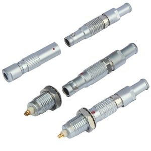 Connecteurs de précision CSP 00B, connecteurs circulaires métalliques push-pull pour l'aviation, boîtier en laiton, contact en laiton - Product Image 3