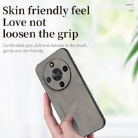 Coque de protection rigide en cuir PU souple pour Huawei Honor X9B 90 Lite X7 X8 X9