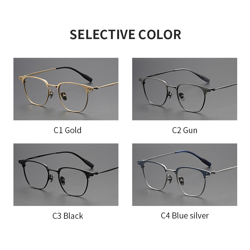 70813 New Japan Japanese 100% Handmade Pure Acetate Titanium