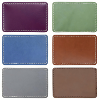 Sets de table en cuir PU écologique classique de 3 mm personnalisés en relief pour table à manger de luxe