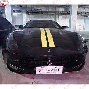 Z-ART FF Splitter avant en fibre de carbone sèche pour Ferrari FF, lèvre de pare-chocs avant en fibre de carbone préimprégnée pour FF - Product Image 3