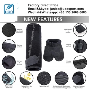 <span class=keywords><strong>UOO</strong></span> Factory 2023 OEM neopreno caballo pierna protección envuelve caballos piernas botas - Product Image 6