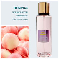 OEM/ODM Vente en Gros Parfum sous Marque Privée Brume Corporelle Florale Pas Chère Longue Durée Déodorant Spray pour Femme