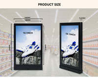 Etiqueta de Precio Digital LCD TFT a Todo Color de 10.1 Pulgadas con Pantalla Táctil Capacitiva de Doble Cara OEM de Alta Calidad para Tiendas Minoristas y Centros Comerciales
