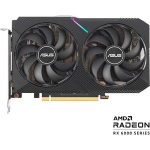 DUAL-RX6500XT-O4G ganda untuk Radeon RX 6500 XT edisi OC 4GB GDDR6 kipas Desktop kartu grafis game untuk RDNA <span class=keywords><strong>2</strong></span> PCIe 4.0 - Product Image 2