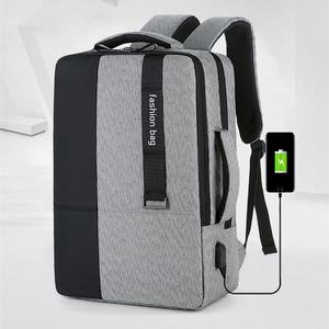 Mochila para ordenador portátil informal de negocios grande, <span class=keywords><strong>bolsa</strong></span> impermeable para ordenador, nuevo diseño para viajes, senderismo, Material Oxford, cremallera de poliéster - Product Image 1