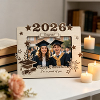 Bingkai Foto Kayu Kelas 2026 untuk Wisuda, Desain Topi Wisuda, Cetak UV, Souvenir Pesta Wisuda, Dekorasi Rumah