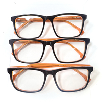 Montures de lunettes unisexes en acétate, forme carrée, style rétro, nouvelle collection, avec logo personnalisé, motifs floraux unis/à rayures, vente en gros
