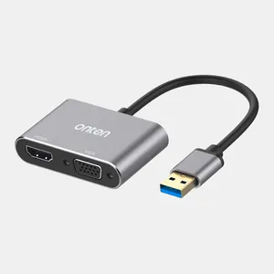 Thâm Quyến Chính Hãng Bên Ngoài Chuyển Đổi Máy Tính Để Bàn Máy Tính Xách Tay Máy Tính USB Adapter Power Supply Đối Với Dell Nhôm Chuyển Đổi 5201B