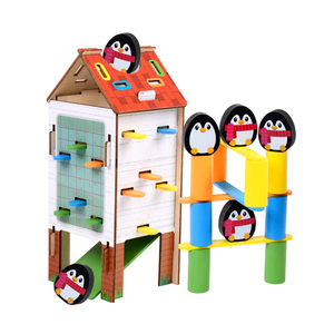 Set Educativo Montessori Tre-in-Uno con Bastoncini di Legno per <span class=keywords><strong>Disegno</strong></span> e Gioco di Equilibrio per Bambini 4-6 Anni - Product Image 1