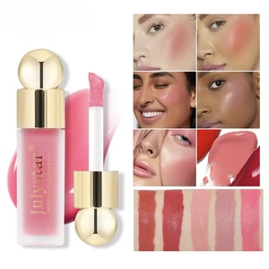 Palette de fard à joues liquide végétalien OEM avec logo personnalisé pour le visage, fini naturel et waterproof, formule minérale, 7,5 g, taille standard - Product Image 1