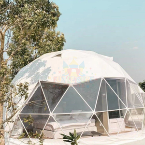 Dôme <span class=keywords><strong>en</strong></span> verre transparent de luxe pour glamping, serre, tente igloo extérieure, tente de glamping, tente géodésique à ossature <span class=keywords><strong>en</strong></span> acier à vendre - Product Image 3