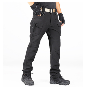 Pantalon cargo softshell d'hiver DFP0224 IX7, bottes de chasse imperméables Shark Skin avec pantalon thermique en polaire. - Product Image 6