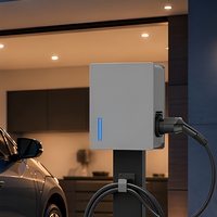 Pengisi Daya EV AC Tipe 2 7KW OCPP Smart Wallbox Dengan Kontrol Aplikasi Untuk Pengisian Daya Komersial Dan Rumah Tangga