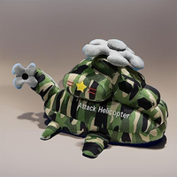 Peluche d'avion/hélicoptère personnalisable de haute qualité de 12 pouces, jouet en peluche d'avion, coussin doux en forme d'avion de guerre, cadeau pour enfants garçons et filles