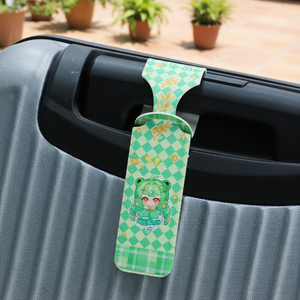 Étiquette de bagage personnalisable en cuir PU vierge, créative, pour carte d'embarquement d'avion, avec nom, pour voyage - Product Image 2