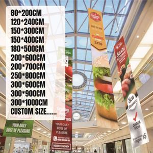 Pancarta Vertical de Tela de Poliéster con Impresión de Logotipo Personalizado para Deportes 2023, Pancarta Colgante de Vinilo Promocional de Tamaño Personalizado Económico - Product Image 5