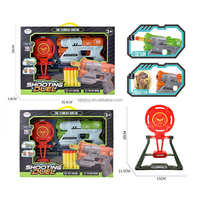 Pistola de Juguete de Balas Blandas con Mecanismo de Retroceso para Niños, Compatible con Dardos Nerf, Regalo para Niños, Ensamblaje DIY