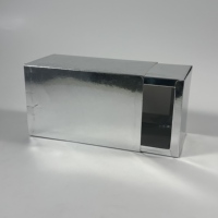 Boîte à tiroirs rectangulaire en carton argenté/doré, pliable, couleur unie, pour sous-vêtements, chaussettes et vêtements – Approvisionnement direct usine