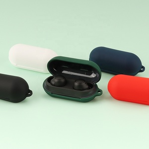 Étui de protection en silicone pour écouteurs Sony <span class=keywords><strong>WF</strong></span>-<span class=keywords><strong>C500</strong></span> TWS pour AirPods avec crochet, étuis pour écouteurs - Product Image 3