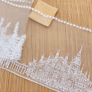 زينة زفاف شبكية من الدانتيل بقصّة الأميرة 17 عرض من التل بشبكة تطريز لحفلات الزفاف لصندوق أحذية مخفية تتضمن الخرز إكسسوار تصنعه بنفسك - Product Image 4