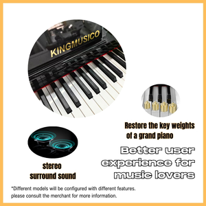 KM Clavier d'action marteau lourd à 88 touches Piano droit à queue électrique Instrument de <span class=keywords><strong>musique</strong></span> d'occasion - Product Image 3