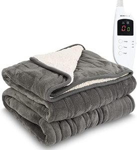 <span class=keywords><strong>Manta</strong></span> Eléctrica Doble Económica de 50 x 62 Pulgadas, USB, 3 Niveles de Calor, Tejida, 100% Poliéster, Antiácaros, para Invierno - Product Image 2