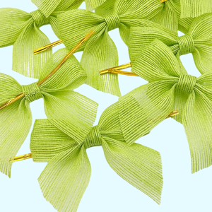 סרט עור קשת בעבודת יד אירופה ואמריקה סִגְנוֹן אביזרי לבוש קישוט קופסת מתנה עשה זאת בעצמך אריזת מתנה לחג המולד - Product Image 3