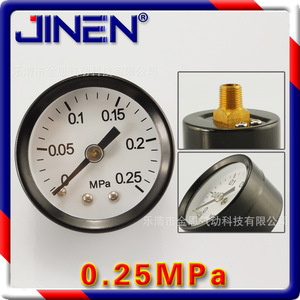 เกจวัดแรงดัน Y-40Z 0.25MPa PT1/8 แบบเข็ม ใช้กับลม แบบเกลียวนอก - Product Image 5