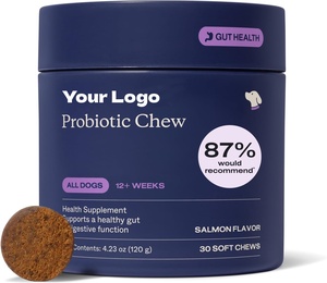 Masticables Probióticos <span class=keywords><strong>para</strong></span> <span class=keywords><strong>Perros</strong></span>, Suplemento de Apoyo Digestivo, Fórmula <span class=keywords><strong>para</strong></span> la Salud Intestinal, Sabor a Salmón, Golosina <span class=keywords><strong>para</strong></span> el Bienestar de las Mascotas, OEM - Product Image 6
