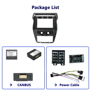Kit d'accessoires intérieurs pour autoradio Android Auto de luxe Meihua 9 pouces en ABS pour Citroën C-quatre C4 2012-2017 - Product Image 6