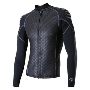 Veste de <span class=keywords><strong>Surf</strong></span> pour hommes, 2 pièces, costume de plongée en profondeur, pantalon Long, plongée en apnée, 2.5mm, livraison gratuite - Product Image 4