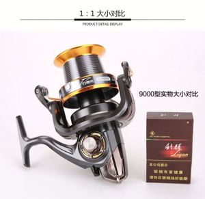 Carrete de Pesca Giratorio de Aleación de Aluminio y Plástico con Rodamientos de Bolas 12+1, Tamaño 3000-9000, Mano Izquierda, Relación de Engranajes 5.2:1 - Product Image 4