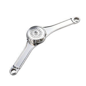 Support de porte réglable en alliage de zinc, motif soleil, 40 mm, pivot hexagonal épaissi, style moderne et simple - Product Image 1