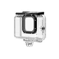 Carcasa Impermeable de 50 Metros para GoPro Hero 9 10 11 12 13 Negra, Carcasa Protectora para Buceo Subacuático con Botón de Acero Inoxidable 316