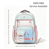 Sac à dos personnalisé pour adolescents, léger, confortable, résistant à l'usure, imperméable, multi-poches pour l'école