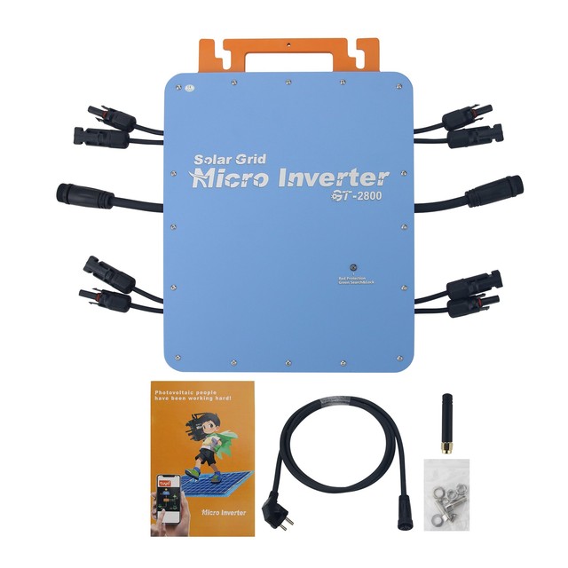 GT-2800 110V/230V 2800W Solar Grid Micro Inverter Intelligent WiFi Control IP66 Remote APP Upgrade MPPT Electronic Accessory