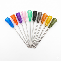 Aiguille de distribution de précision de 1,5 pouce, embout de distribution Luer Lock en acier inoxydable de 38 mm avec moyeu en plastique, 1,5 pouce