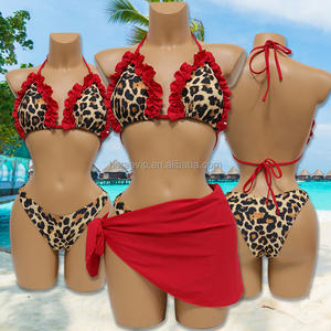 บอดี้สูทบิกินี่เซ็กซี่สำหรับผู้หญิงชุดว่ายน้ำแฟชั่นสไตล์จิ๋วพิมพ์ลายงู S689 - Product Image 4