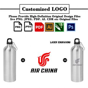 Bouteille d'eau sportive en métal réutilisable de 17 oz, personnalisée avec logo imprimé, colorée, pour cadeau d'entreprise ou d'activité promotionnelle - Product Image 2