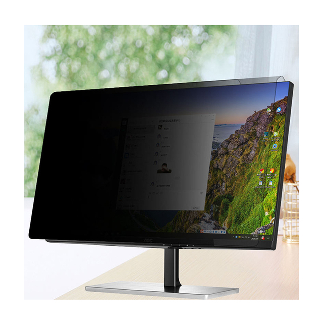 Naidun Easy Install Hanging Anti-Spy PMMA Acrylic Anti Blue Light Privacy Screen Protector for Laptop PC Computer Monitor