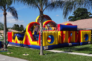 Parcours d'obstacles d'adrénaline personnalisable en usine de Chine Bounce House <span class=keywords><strong>Escape</strong></span> <span class=keywords><strong>Alcatraz</strong></span> Parcours d'obstacles pour enfants - Product Image 2