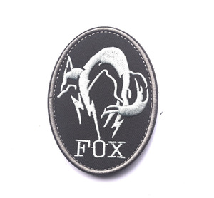 Aptodolホームアウトフィッターズ<span class=keywords><strong>FOX</strong></span>メタルギアMGSフォックスハウンドユニット刺繍アイアンオンパッチ帽子用 - Product Image 2