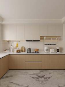 Meuble de cuisine de style moderne créatif, système de rangement intelligent, contreplaqué, imperméable, protection de l'environnement - Product Image 4