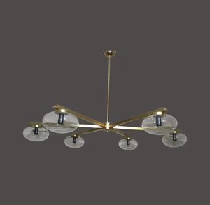 Lámpara de Techo Sputnik Moderna de Mediados de Siglo, de Latón, con Iluminación LED Regulable y Cuidado para la Vista, Estilo Retro, para Hogar u Oficina - Product Image 2